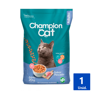 ALIMENTO CHAMPION CAT ADULTO PESCADO 20K