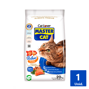 ALIMENTO GATO RELLENO SALMÓN 20 KG