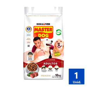 ALIMENTO PERRO ADULTO CARNE MASTER 18 KG