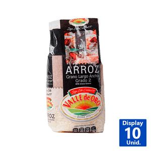 ARROZ GRADO 2 GRANO LARGO VALLE ORO 1 KG