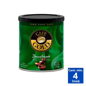 CAFÉ GOLD DESCAFEINADO 170 G
