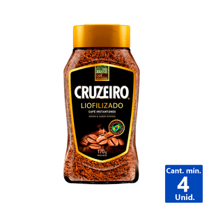 CAFÉ LIOFILIZADO CRUZEIRO 170 G