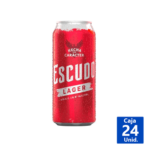 CERVEZA LAGER LATA ESCUDO 5,5°  470 CC