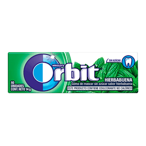CHICLE HIERBA BUENA 10 UN.