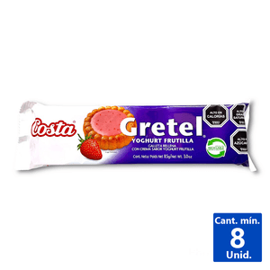 GALLETA GRETEL RELLENO FRUTILLA 85 G