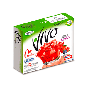 GELATINA DE BERRIES VIVO 22 G