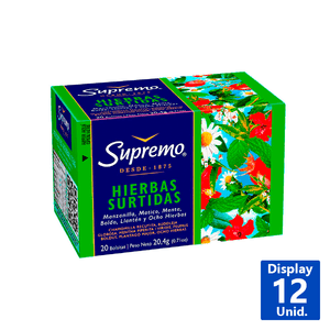 HIERBAS SUPREMO SURTIDAS 20 BOLSITAS