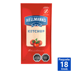 KETCHUP REGULAR DOYPACK 18UN DE 100 G