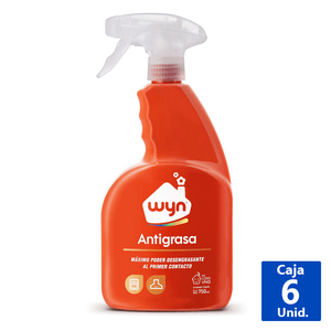LIMPIADOR ANTIGRASA CON GATILLO 750 ML