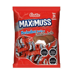 MARSHMALLOWS BAÑADOS EN CHOCOLATE 144 G