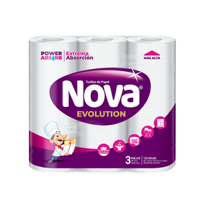 TOALLA DE PAPEL 14MT 3 ROLLOS