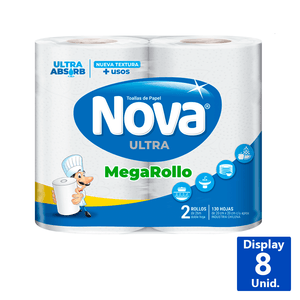 TOALLA DE PAPEL ULTRA MEGAROLLO 2 R