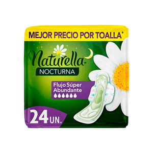 TOALLA HIGIÉNICA NOCHE CON ALAS 24 UN
