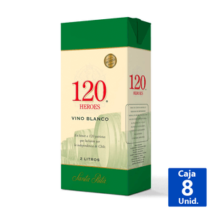 VINO BLANCO 120 TETRA 12° 2 L