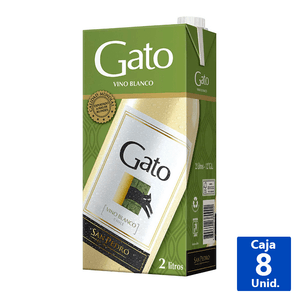 VINO BLANCO TETRA GATO 11,5° 2 L