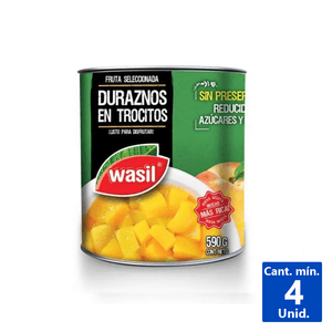 DURAZNO EN TROCITOS WASIL 590 G