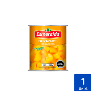 DURAZNOS EN CUBITOS ESMERALDA 425 G