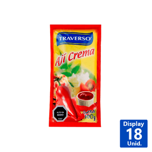 AJÍ EN CREMA TRAVERSO 18UN 100 G