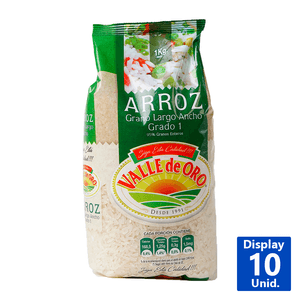 ARROZ G1 GRANO LARGO VALLE ORO 1 KG