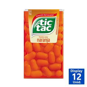CARAMELO NARANJA 12 UN DE 16 G