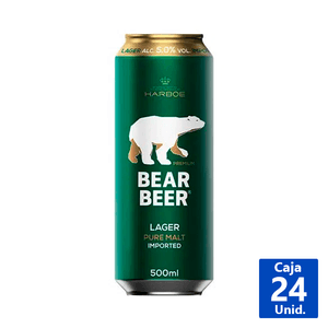 CERVEZA LATA BEAR BEER 5° 500 CC