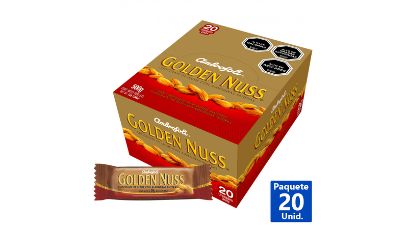 CHOCOLATE GOLDEN NUSS 25 G - Dimak Online