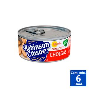 CHOLGAS EN ACEITE CRUSOE 190 G