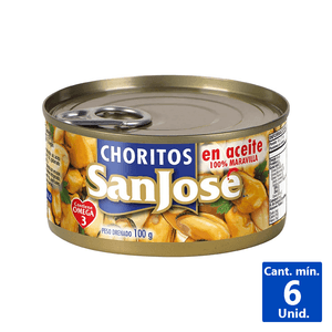 CHORITOS EN ACEITE SAN JOSE 190 G