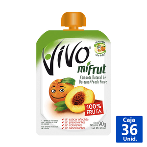 COMPOTA MIFRUT DURAZNO VIVO 90 G