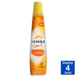 ENDULZANTE LÍQUIDO SUCRALOSA 250 ML