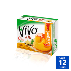 FLAN DE VAINILLA CON CARAMELO 80 G