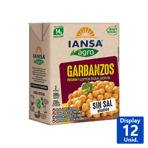 GARBANZOS LISTOS AGRO 390 G