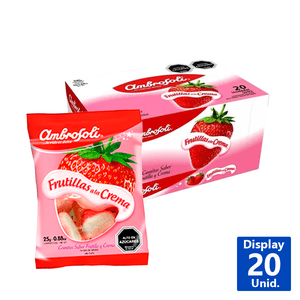 GOMITAS FRUTILLAS A LA CREMA 25 G
