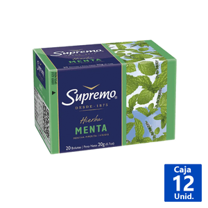 HIERBA SUPREMO MENTA 20 BOLSITAS