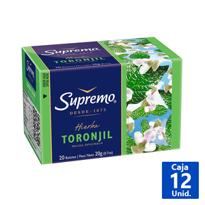 HIERBA TORONJIL 20 BOLSITAS