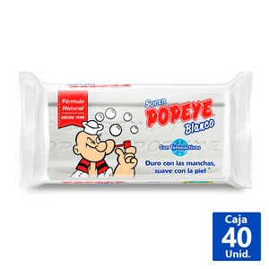 JABÓN DE LAVAR EXTRA BLANCO POPEYE 170 G