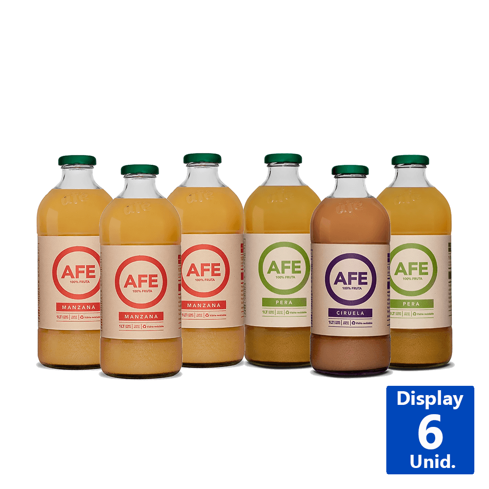 JUGO SURTIDO ROJO BOTELLA AFE 1 L - Dimak Online