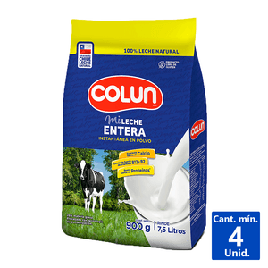 LECHE EN POLVO ENTERA COLUN 900 G