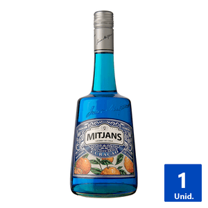 LICOR CURACAO AZUL MITJANS 20° 750 ML