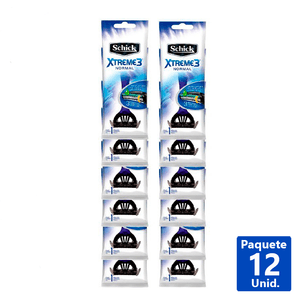 MÁQUINA AFEITAR XTREME3 NORMAL 12 UN