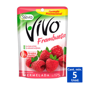 MERMELADA DE FRAMBUESA VIVO 175 G