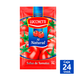 SALSA DE TOMATE NATURAL DOYPACK 200 G