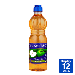 VINAGRE DE MANZANA TRAVERSO 500 ML
