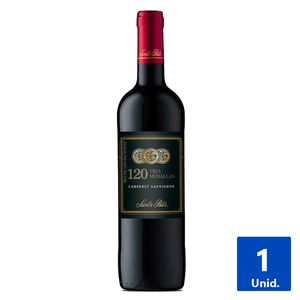 VINO 120 3 MEDALLAS CABERNET 13° 700 ML