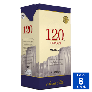 VINO 120 MERLOT TETRA 11,5° 2 L