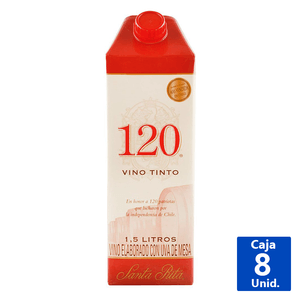 VINO TINTO 120 TETRA 11,5° 1,5 L