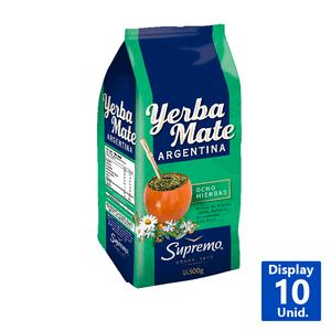 YERBA MATE ARGENTINA 8 HIERBAS 500 G