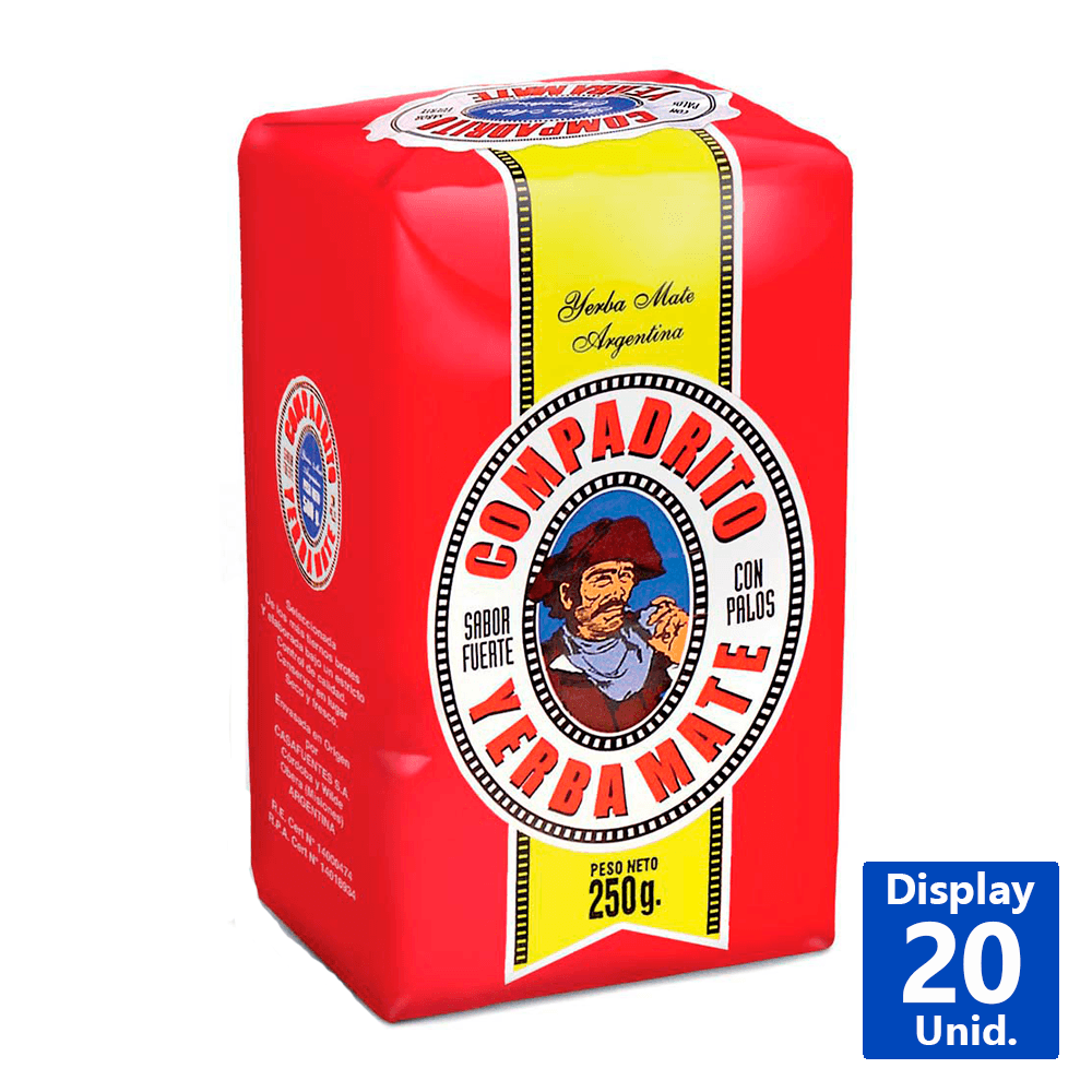 YERBA MATE COMPADRITO 250 G - Dimak Online