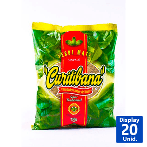 YERBA MATE TRADICIONAL CURITIBANA 250 G.