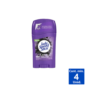 DESODORANTE LADY STICK CARBON ABS 45GR